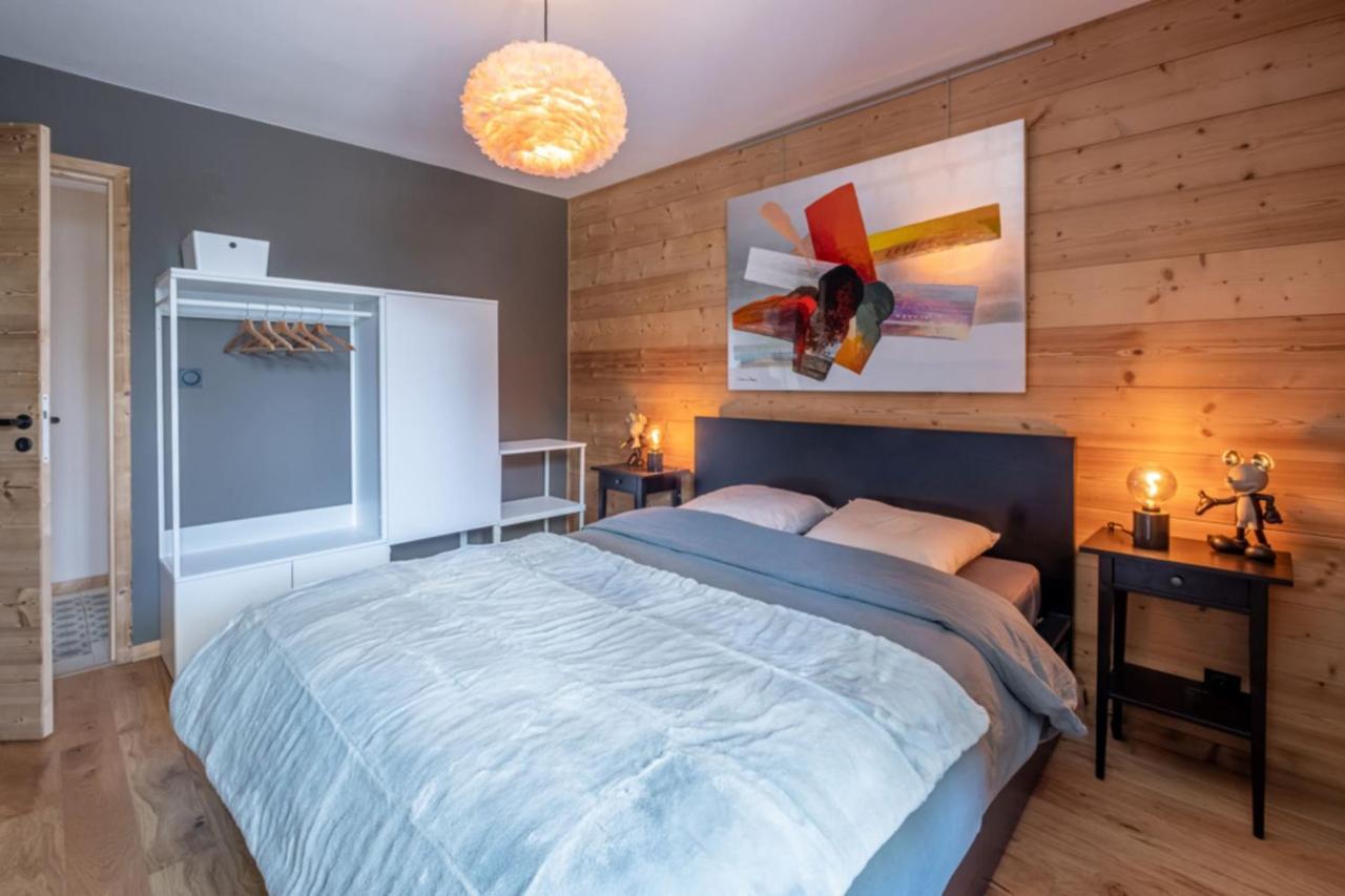 Newly Renovated Apartment With Mont Blanc View Chamonix Exteriör bild
