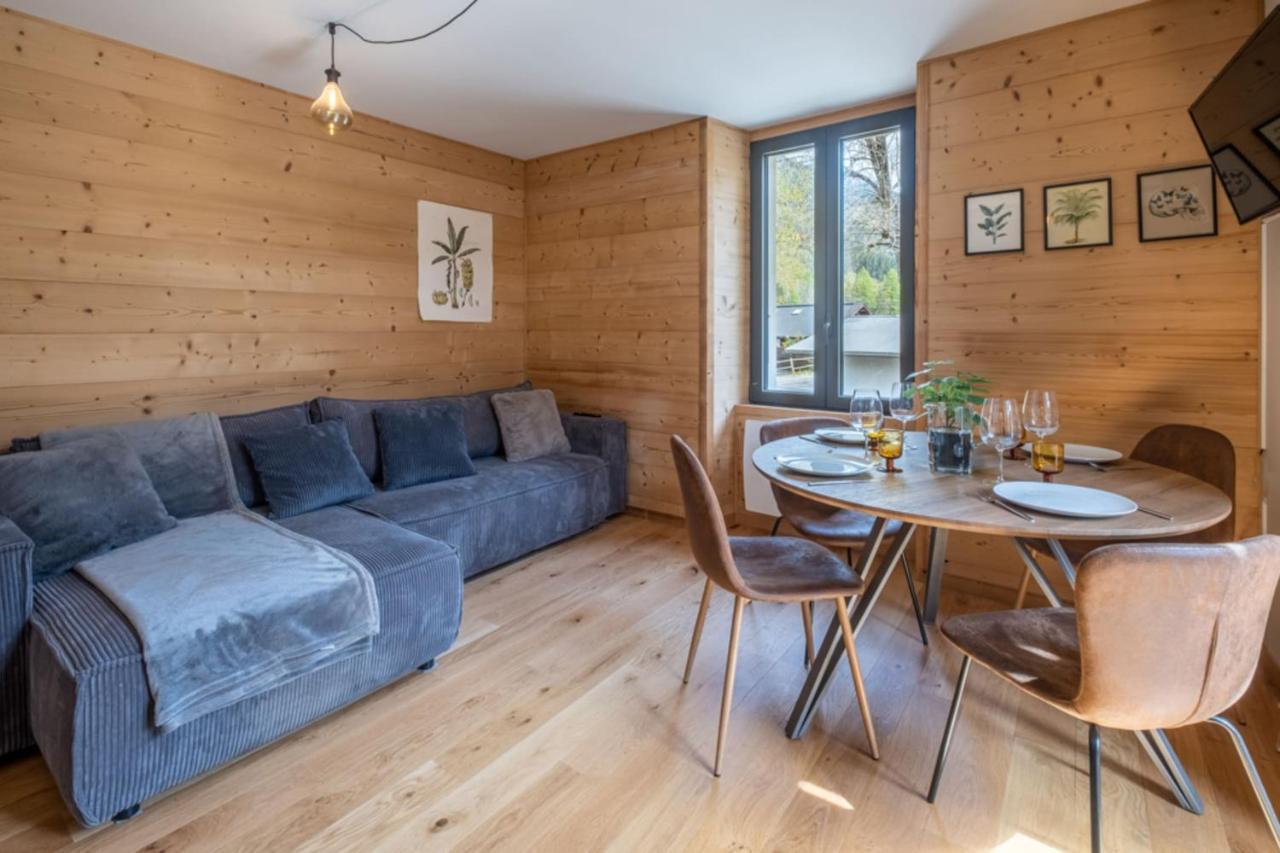 Newly Renovated Apartment With Mont Blanc View Chamonix Exteriör bild