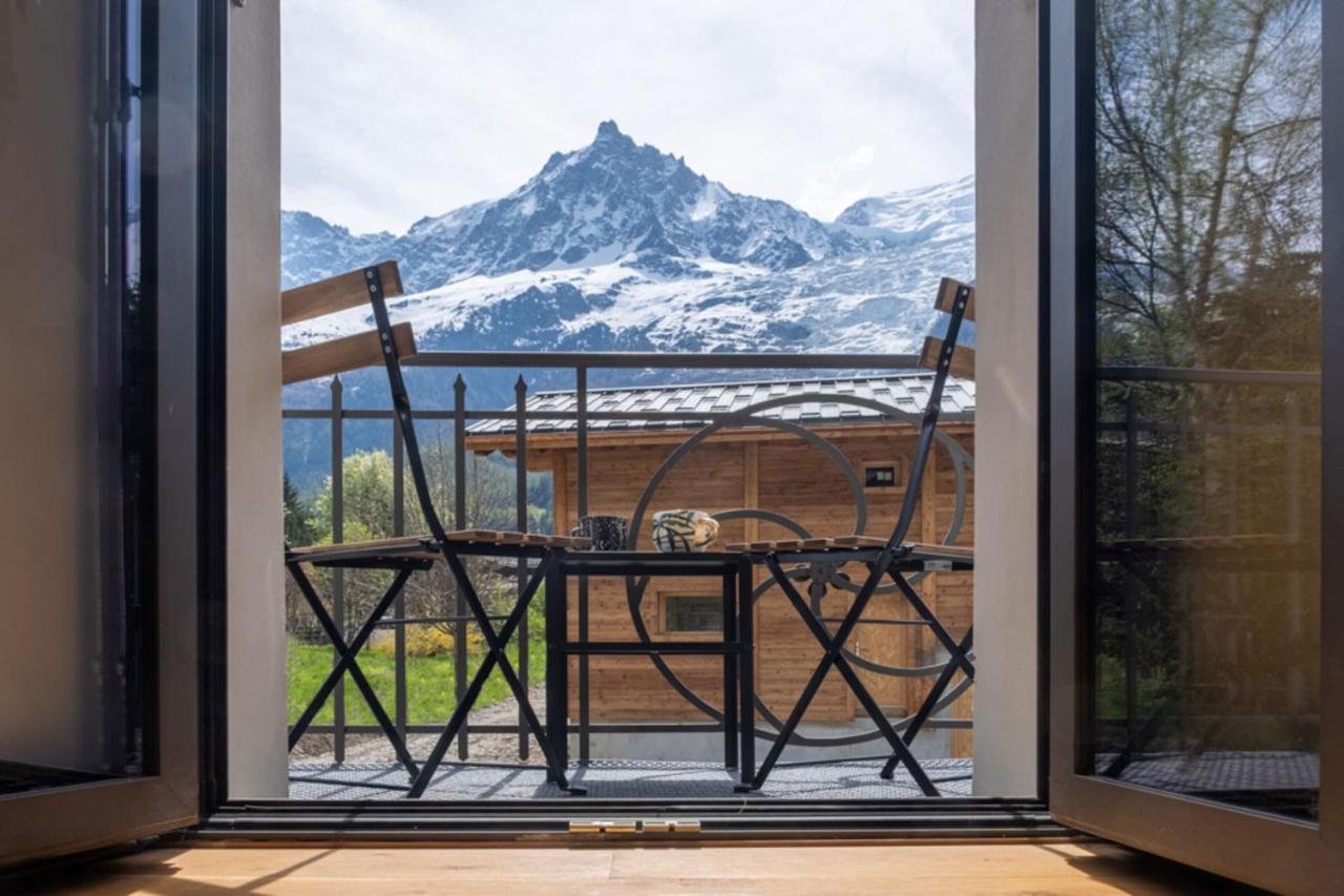Newly Renovated Apartment With Mont Blanc View Chamonix Exteriör bild