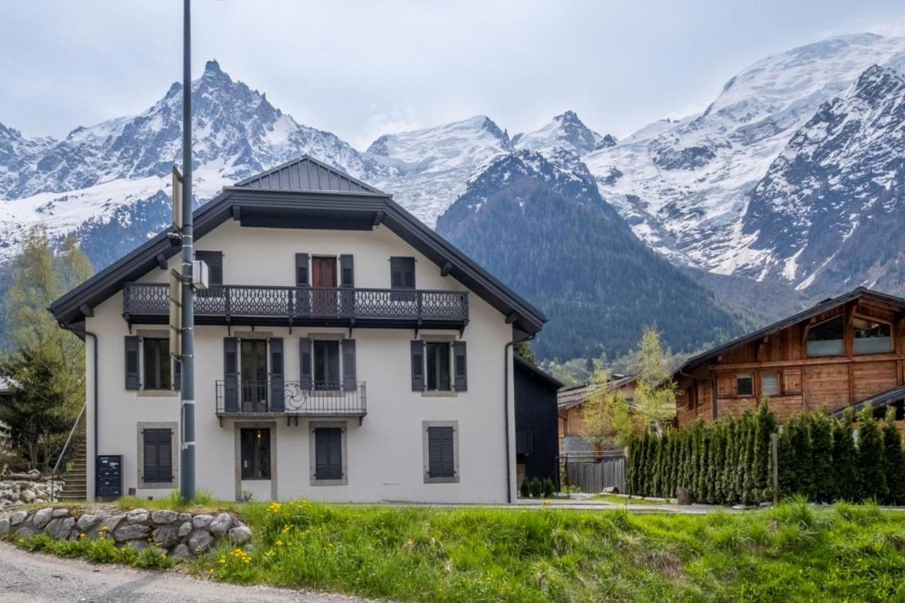 Newly Renovated Apartment With Mont Blanc View Chamonix Exteriör bild